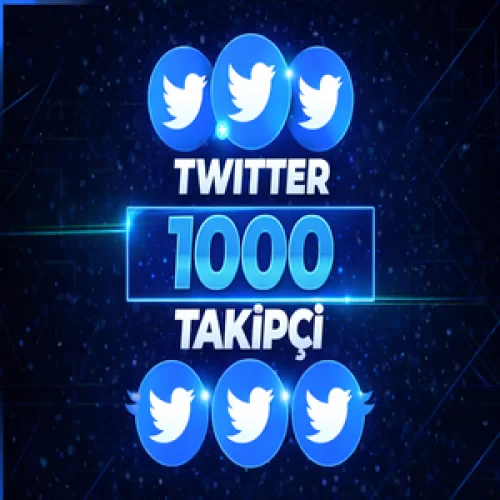 ⭐GARANTİLİ⚡TWİTTER 1.000 TAKİPÇİ⚡